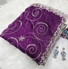 JK Designer Zimmy Choo Satin Party Wear Sarees Wholesale Market In Surat
